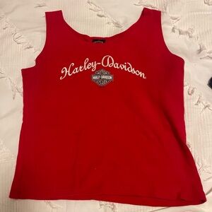 Harley-Davidson Red Graphic Tank